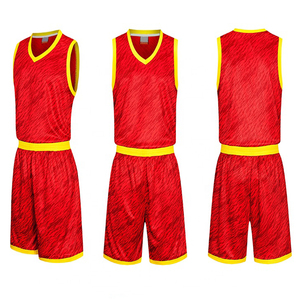 Ensemble d'uniformes de basket-ball bleu personnalisé short en jersey sans manches respirant avec bordure orange allumettes d'entraînement de vêtements de sport de haute qualité - Product Image 6