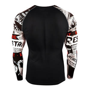 Haute qualité hommes à manches longues demi-fermeture éclair Rash Guard Performance Sunpoof tissu Protection optimale avec un design élégant - Product Image 4