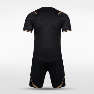 ชุดเสื้อฟุตบอลแขนสั้นสำหรับผู้ใหญ่เท่ๆ ปี 2025  แบบทีม  สีตามสั่ง  พิมพ์โลโก้ตามต้องการ  ผ้าสี่ทิศทาง ยืดหยุ่น ระบายอากาศได้ดี - Product Image 3