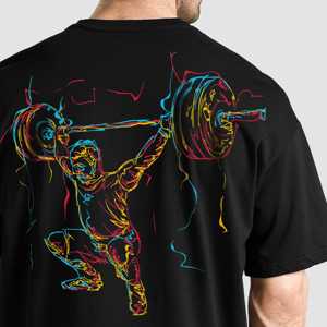 T-shirt surdimensionné fabricant pakistanais pour hommes quantité minimale de commande fournisseur de streetwear à la mode - Product Image 4