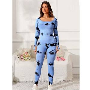 Combinaison de sport pour femme, tenue de yoga, tenue de sport sans couture, combinaison de sport pour la salle de sport, push-up, fitness, taille haute, tenue de sport moulante - Product Image 1