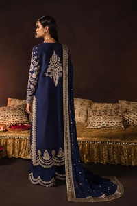Evening Anarkali Lehenga Choli <b>Chiffon</b> Embroidered <b>Maxi</b> with Stylish Embellishment Women Party Wear - Product Image 2