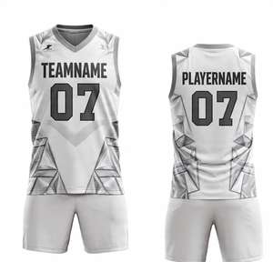 Conjunto de Uniforme de Baloncesto Personalizado, Diseño Clásico, Bordado Deportivo, Impresión por Sublimación, Malla Vintage, 2026 - Product Image 1