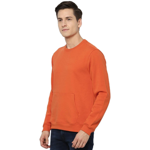 Sweat-shirt à col rond 100% coton pour homme, vêtements en polaire d'hiver avec motif imprimé design, taille plus - Product Image 3