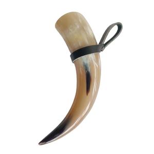 Mug en corne de bœuf de style américain de haute qualité polonais, artisanat naturel, écologique, passe au lave-vaisselle, pour boire de la bière ou du vin à Noël, pour bar - Product Image 1