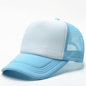 Casquettes d'été en maille de coton réglables personnalisables pour hommes Sports avec motif vierge sublimé Écusson de broderie personnalisé - Product Image 4