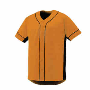 Vente en gros de chemises unies de baseball avec impression personnalisée Haut de baseball multicolore Maillots de baseball bon marché de sublimation pour hommes - Product Image 3