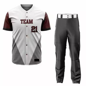 Uniformes de Béisbol de México Personalizados de Alta Calidad, Transpirables, de Secado Rápido, Ropa Deportiva Unisex, Diseño de Impresión Digital, Conjuntos 100% Poliéster - Product Image 4
