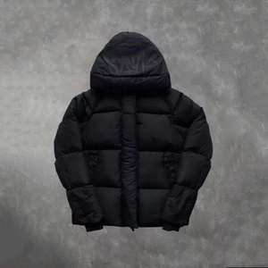 Veste d'hiver pour homme coupe-vent imperméable, blouson bomber, capuche amovible, doudoune chaude isolée, vente en gros OEM - Product Image 5