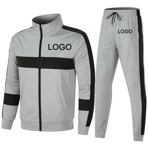 Survêtement deux pièces avec logo respirant, survêtement avec fermeture éclair, pantalon de survêtement en coton, ensemble de survêtements pour hommes, nouveauté 2024 - Product Image 4