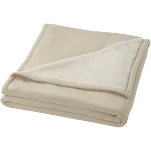 Custom Merchandising Springwood Sherpa Plaid Coral Fleece Blankets - Product Image 3