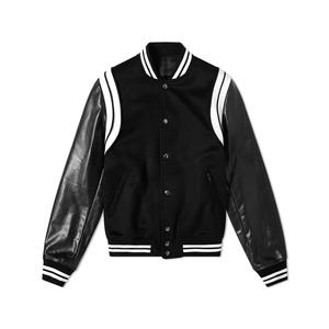 Veste universitaire brodée Letterman personnalisée avec service OEM Vente en gros de vestes de baseball pour hommes à vendre - Product Image 5