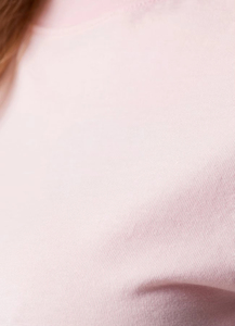 Camiseta de Verano Ecológica de Algodón con Cuello Redondo y Logotipo Personalizado al por Mayor para Mujer, con Hombros Caídos y Tela Transpirable - Product Image 6