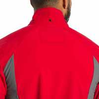 Veste de golf à capuche pour homme, col montant en toile, tissu extensible respirant, coupe-vent imperméable, option logo personnalisé, style formel