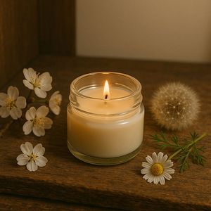 Rustic Burlap Wrapped <b>Glass</b> Jar Scented Candle Soy Wax Christmas Decorative Centerpiece Handmade Natural Holiday Gifts Supplier - Product Image 5