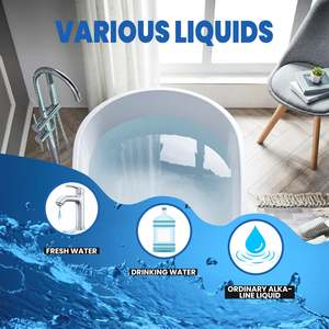 Pompe à eau AMBOHR WP-DC80A/G/F 1/2 PS 1 PS pour fontaines à animaux et refroidissement d'aquariums DC12V/24V – Kit de mise à niveau pour bassin d'eau froide et aquarium - Product Image 5