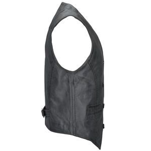 เสื้อกั๊กหนังระบายอากาศสำหรับผู้ชายสำหรับทุกเพศ - Product Image 4