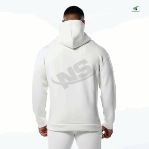 Moda básica algodón mezclado hombres sudaderas con capucha logotipo personalizado pulóver ropa casual calidad superior Sudadera con capucha para ropa de calle y gimnasio - Product Image 3