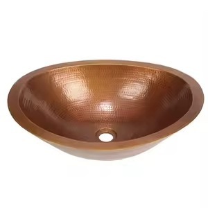 Luxury High-End <b>Copper</b> Sink Trendy Modern Design Durable Artisan Finished Perfect For Stylish Kitchens And Bathrooms - Product Image 6