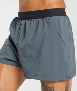 Wholesale Men's Solid Color Quick Dry Running <b>Shorts</b> Elastic Waist Sporty Style <b>Short</b> Length Polyester Fabric - Product Image 4
