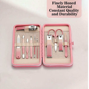 Kit de Cortaúñas Profesional Premium de Acero Inoxidable 4 en 1, Ligero, de Marca Privada, con Bolsa Individual con Resorte - Product Image 2