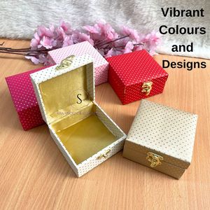 Boîte de monnaie carrée de la boîte à bijoux cadeau faite à la main, boîte-cadeau Fruits secs pour mariage, Hldi, Mehendi, boîte de faveurs de retour - Product Image 2