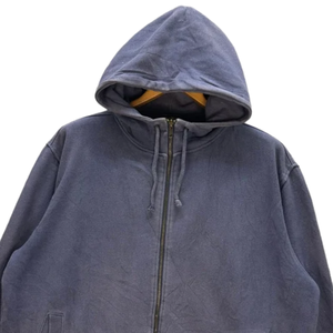 Sunshed เสื้อฮู้ดมีซิปสำหรับผู้ชายโอเวอร์ไซส์เสื้อกันหนาวผ้าฝ้ายทรงหลวมแนวสตรีทเสื้อแจ็คเก็ตขนแกะนุ่มมีฮู้ดแฟชั่นใหม่ - Product Image 2