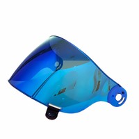 Visière de casque de moto teintée en iridium, lentille de remplacement pour Bell Bullitt