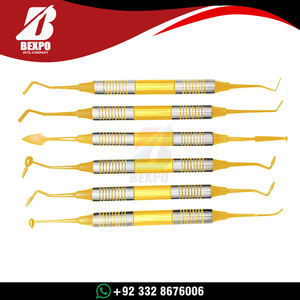 Instrumentos de Acero Inoxidable de Alta Calidad, Juego de 6 Instrumentos Manuales para Restauración Dental - Product Image 2