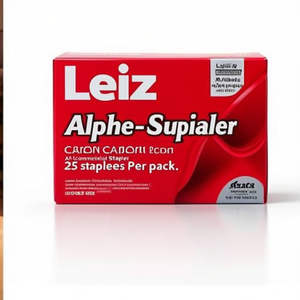 Leitz Alpha Suspension Stapler <b>A4</b> Commercial Stapler Red 25 Staples Per Pack - Product Image 2