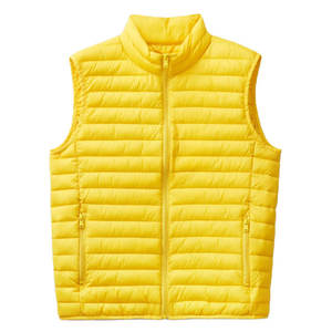 2025 unisexe décontracté veste d'hiver Logo personnalisé hommes léger fermeture éclair Polyester imperméable bouffant coupe-vent rembourré pour l'extérieur - Product Image 1