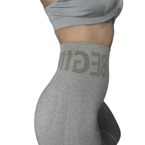 Leggings de gymnastique sculptant le corps des femmes façonnant des pantalons de Yoga pour l'entraînement vêtements de sport d'été Technique sans couture - Product Image 3