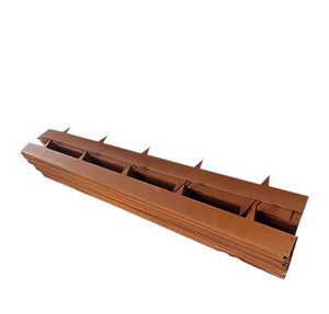 Bordure paysagère personnalisée pour l'aménagement paysager, bordure décorative de jardin en acier, bordure en acier corten rouillé - Product Image 1