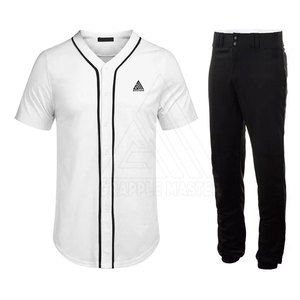Uniforme de baseball avec logo personnalisé, vêtements de sport respirants légers et confortables à prix raisonnable - Product Image 1