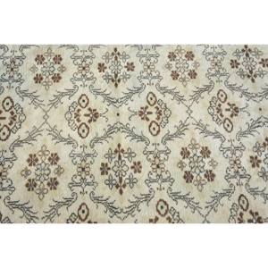 พรมปูพื้นขนาดใหญ่สไตล์ตุรกีวินเทจ3.9 x 6.5ft สี่เหลี่ยมผืนผ้าผ้าขนแกะสีน้ำตาลเบจสำหรับวัยรุ่นที่อยู่อาศัย - Product Image 5