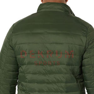 Fabricante de Pakistán, Chaquetas Acolchadas de Nailon/Poliéster Ecológicas para Hombre, Hechas a Medida 2024, Impermeables, con Cuello Alto para Invierno - Product Image 5