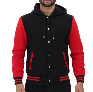 Muestra gratis Moda para hombre Chaquetas de lana Chaqueta de bombardero Invierno Cálido Hombre Hip Hop Slim Fit Chaqueta de béisbol Abrigo Ropa de abrigo - Product Image 5