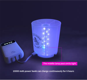 NOMADISM CHARGE 'N UV Glow Light Box, Señuelo Artificial de Silicona Resistente, Cebo Duro, Pez Artificial, Agua Salada, Niños, Barco Oceánico - Product Image 4