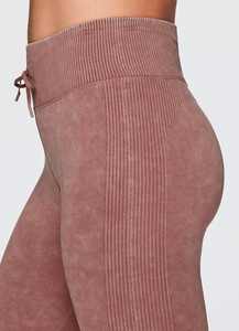 Ensemble de vêtements de sport respirant à taille haute en élasthanne/polyester pour femmes, pantalon de yoga durable, leggings tricotés TikTok, longueur genou - Product Image 6