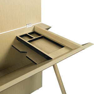 Bàn trẻ bằng gỗ thiết kế chức năng văn phòng tại nhà sử dụng bàn máy tính Bạc - Product Image 5