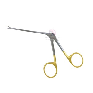 Micro-pince à oreilles d'alligator à manche doré, instrument chirurgical en acier inoxydable, outil médical pour ORL et chirurgie, fournisseur - Product Image 3