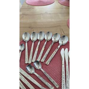 Juego de cubiertos vintage de 24 piezas Juego de cubiertos modernos de mediados de siglo Decoraciones de comedor de cocina Retro - Product Image 4