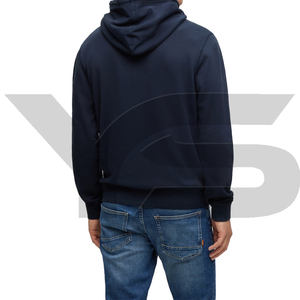 Sudadera con capucha de Algodón 100% con logotipo personalizado para hombre Sudadera con capucha de invierno de gran tamaño de lana 300GSM de peso pesado de alta calidad - Product Image 3