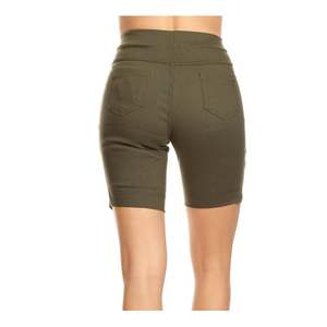 Short de sport taille haute pour femme nouveau cyclisme et jogging Fitness Leggings côtelés Bermuda pour Yoga et exercice pantalons courts - Product Image 3