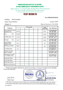SVR 5 Moldeado de caucho natural de calidad superior Resistente al desgaste para piezas de automóviles de Vietnam 20 toneladas MOQ - Product Image 2