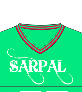 T-shirt en maille vierge personnalisable pour hommes, respirant, col en V, maillot en maille, football, basket-ball, manches courtes, fabriqué sur mesure - Product Image 2