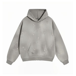 OEM personalizado de alta calidad de algodón Sun Faded lavado de impresión sudaderas con capucha de los hombres de estilo único otoño ropa de calle Material de alta calidad - Product Image 1