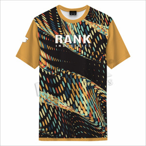 Nouveaux t-shirts respirants pour hommes, séchage rapide, faible MOQ, t-shirts imprimés pour hommes, coupe ample, prix bas. - Product Image 1