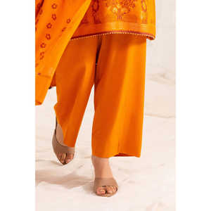 Traje de Satén Jacquard de 3 Piezas con Dupatta MJ-52064 - Product Image 6