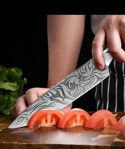 Venta al por mayor pedidos a granel personalizados OEM ODM servicio profesional Damasco cuchillo de cocina cuchillo japonés cuchillos de resina de acero inoxidable - Product Image 6